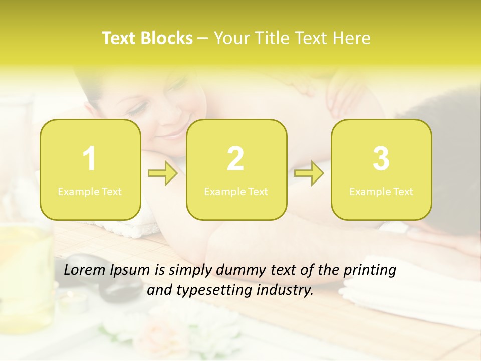 Lifestyle Girlfriend Calm PowerPoint Template