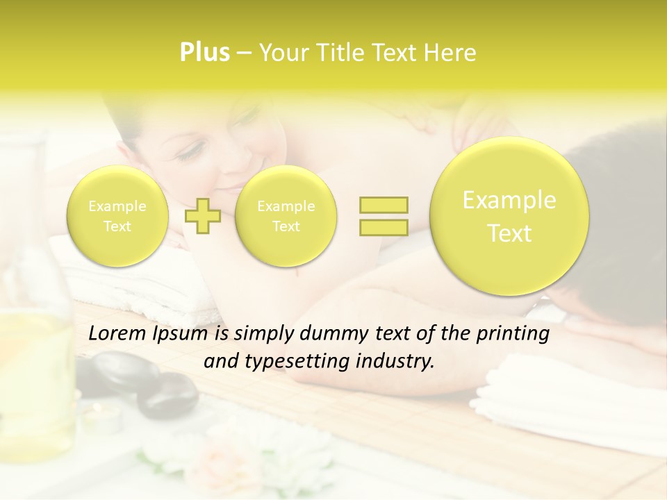Lifestyle Girlfriend Calm PowerPoint Template