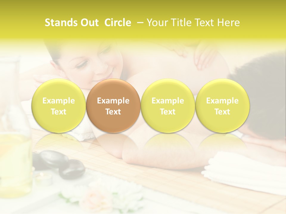 Lifestyle Girlfriend Calm PowerPoint Template