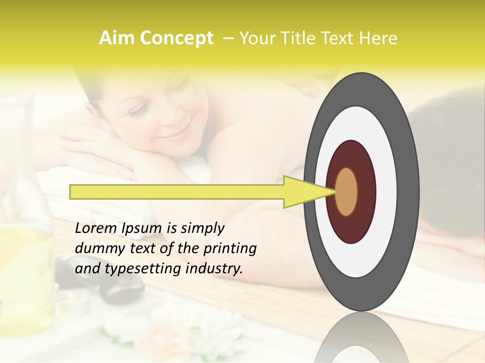 Lifestyle Girlfriend Calm PowerPoint Template