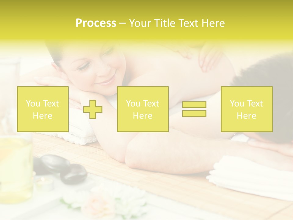 Lifestyle Girlfriend Calm PowerPoint Template