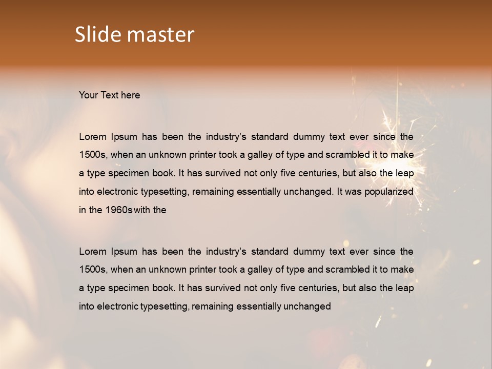 Girl Infant Celebration PowerPoint Template