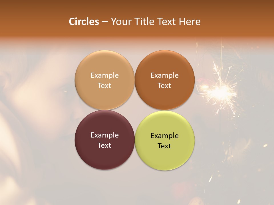 Girl Infant Celebration PowerPoint Template