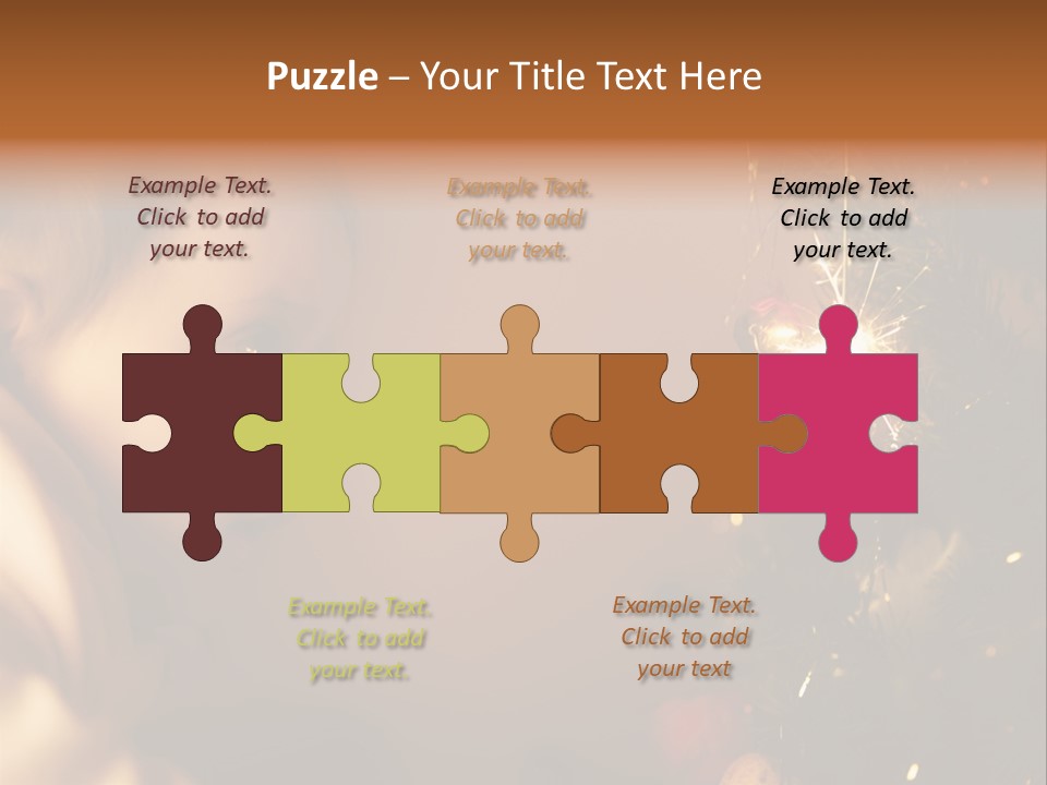 Girl Infant Celebration PowerPoint Template