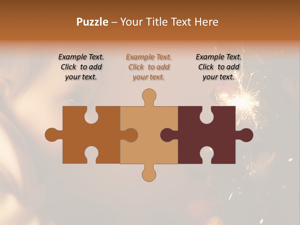 Girl Infant Celebration PowerPoint Template