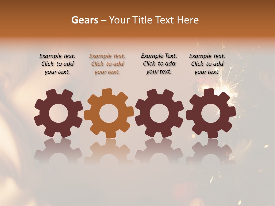 Girl Infant Celebration PowerPoint Template