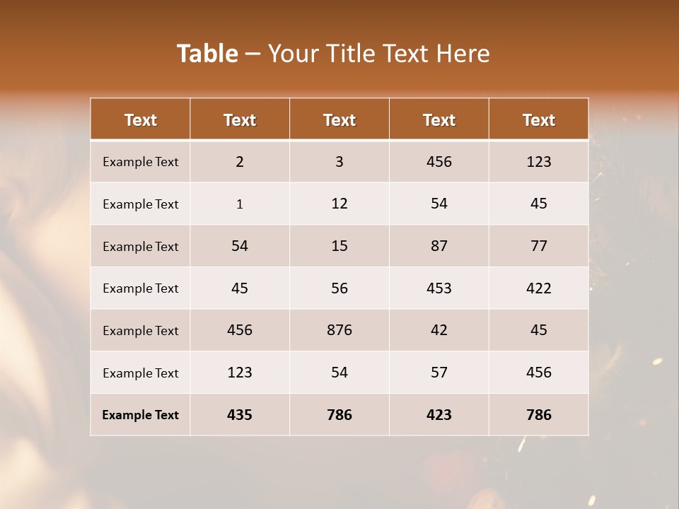 Girl Infant Celebration PowerPoint Template