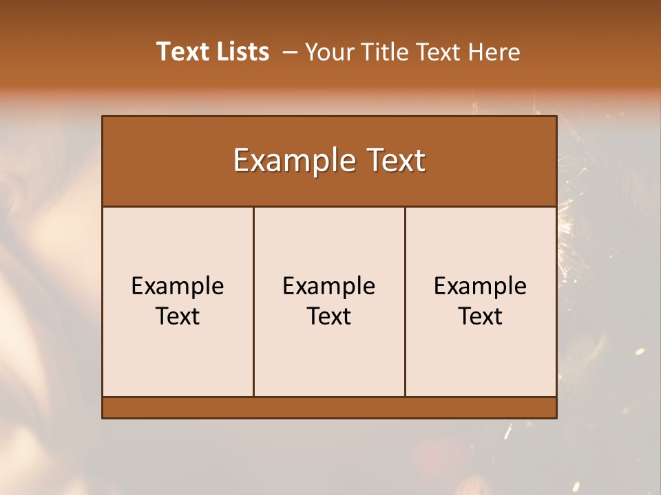 Girl Infant Celebration PowerPoint Template