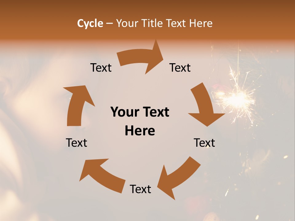 Girl Infant Celebration PowerPoint Template