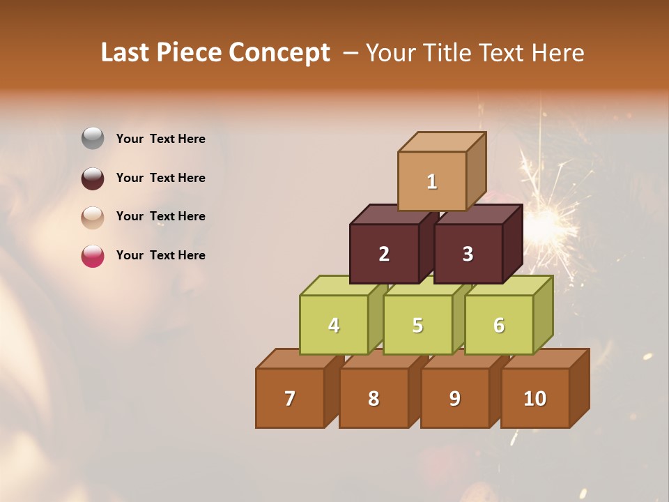 Girl Infant Celebration PowerPoint Template