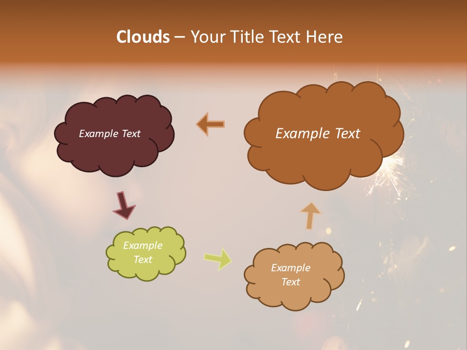 Girl Infant Celebration PowerPoint Template