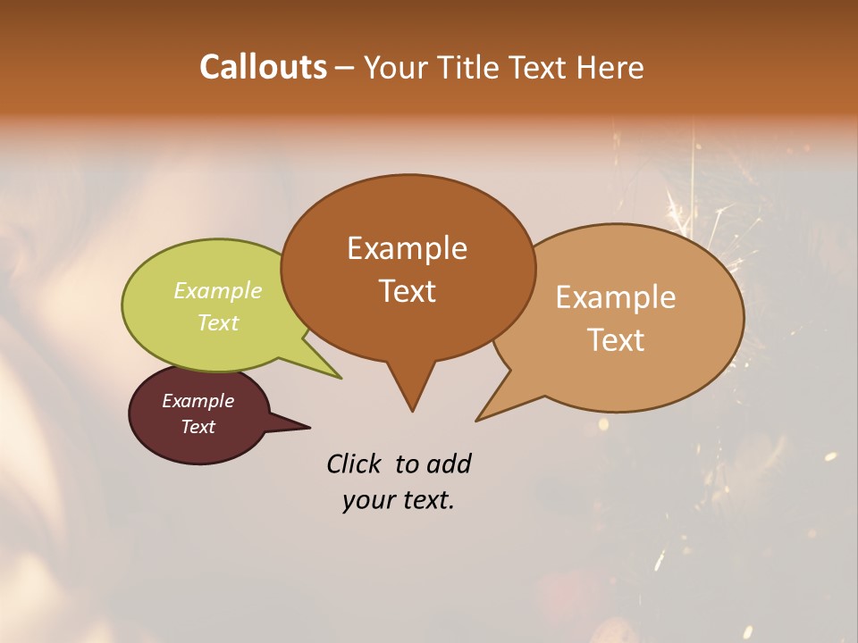 Girl Infant Celebration PowerPoint Template