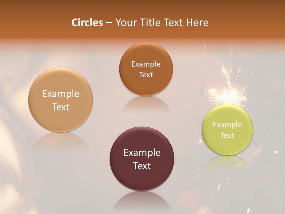 Girl Infant Celebration PowerPoint Template