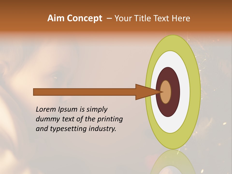 Girl Infant Celebration PowerPoint Template