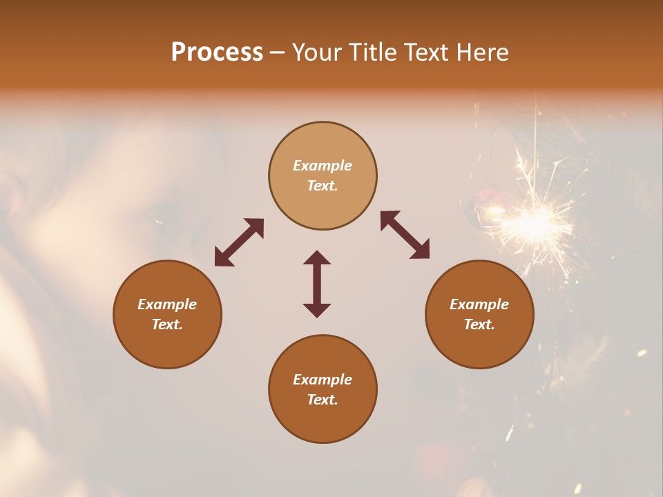 Girl Infant Celebration PowerPoint Template