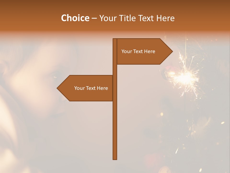 Girl Infant Celebration PowerPoint Template