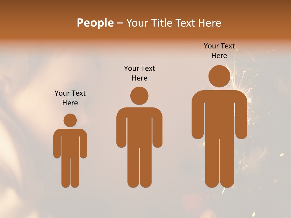 Girl Infant Celebration PowerPoint Template