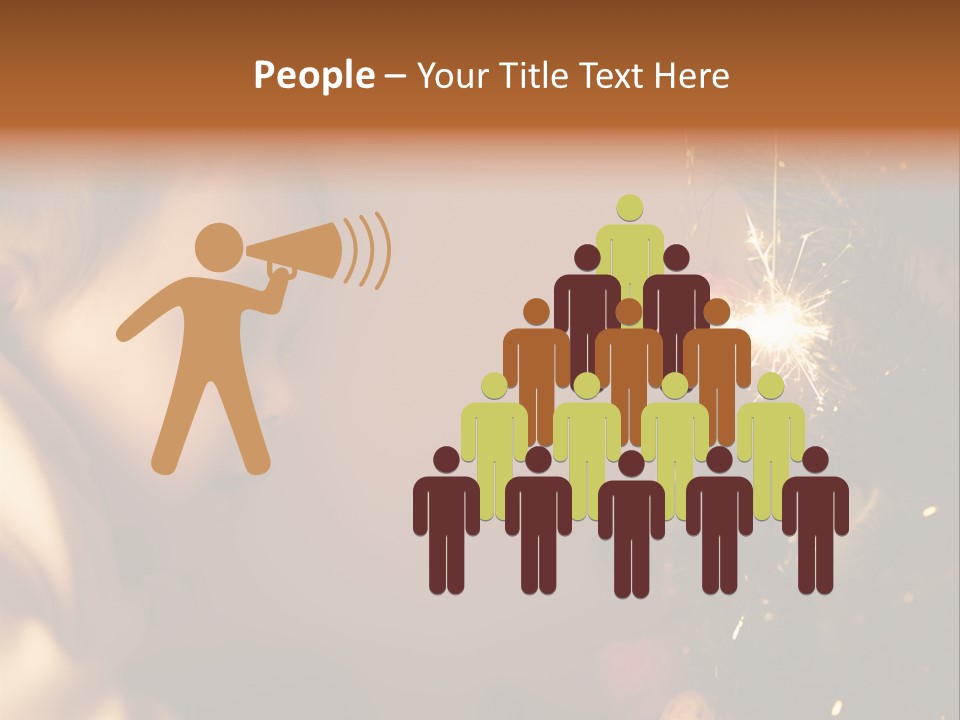 Girl Infant Celebration PowerPoint Template