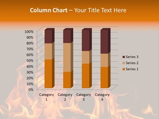 Relaxation Flametongue Burning PowerPoint Template