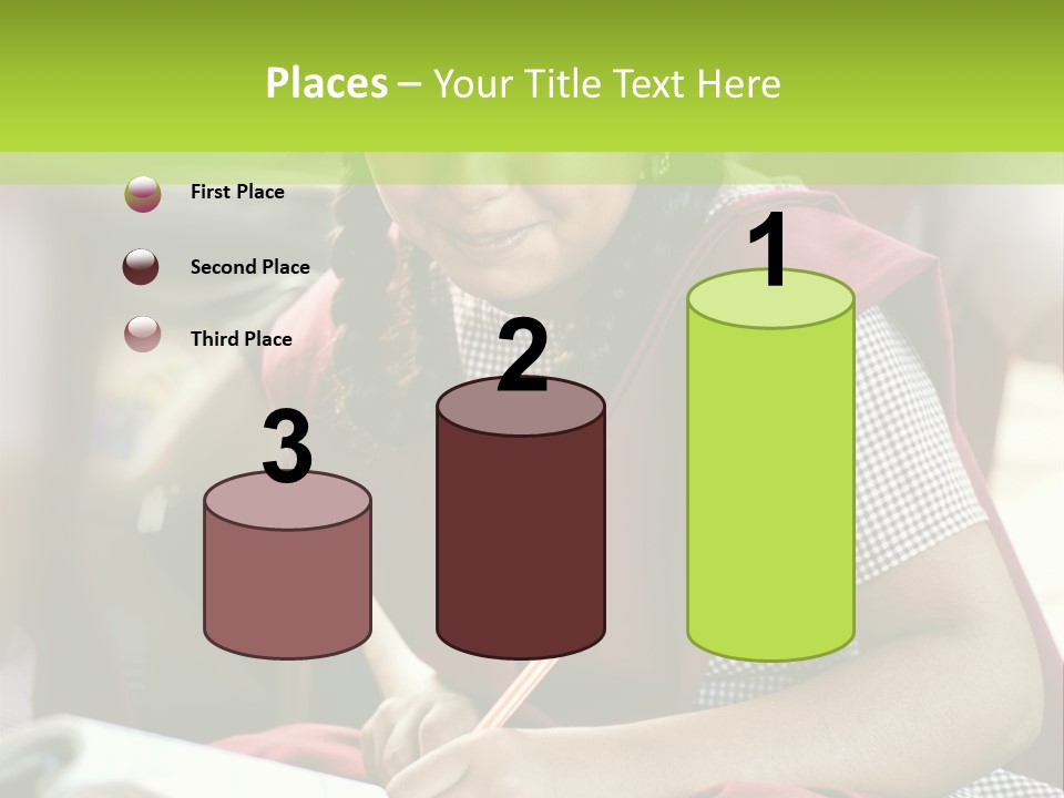 Girl Fresh Books PowerPoint Template