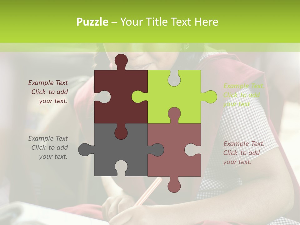 Girl Fresh Books PowerPoint Template
