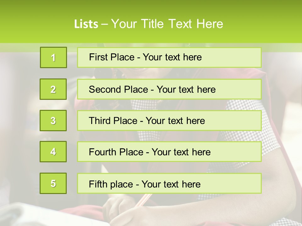 Girl Fresh Books PowerPoint Template