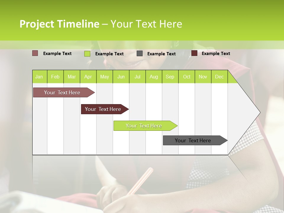 Girl Fresh Books PowerPoint Template