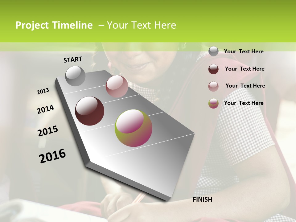 Girl Fresh Books PowerPoint Template