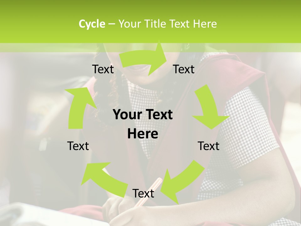 Girl Fresh Books PowerPoint Template