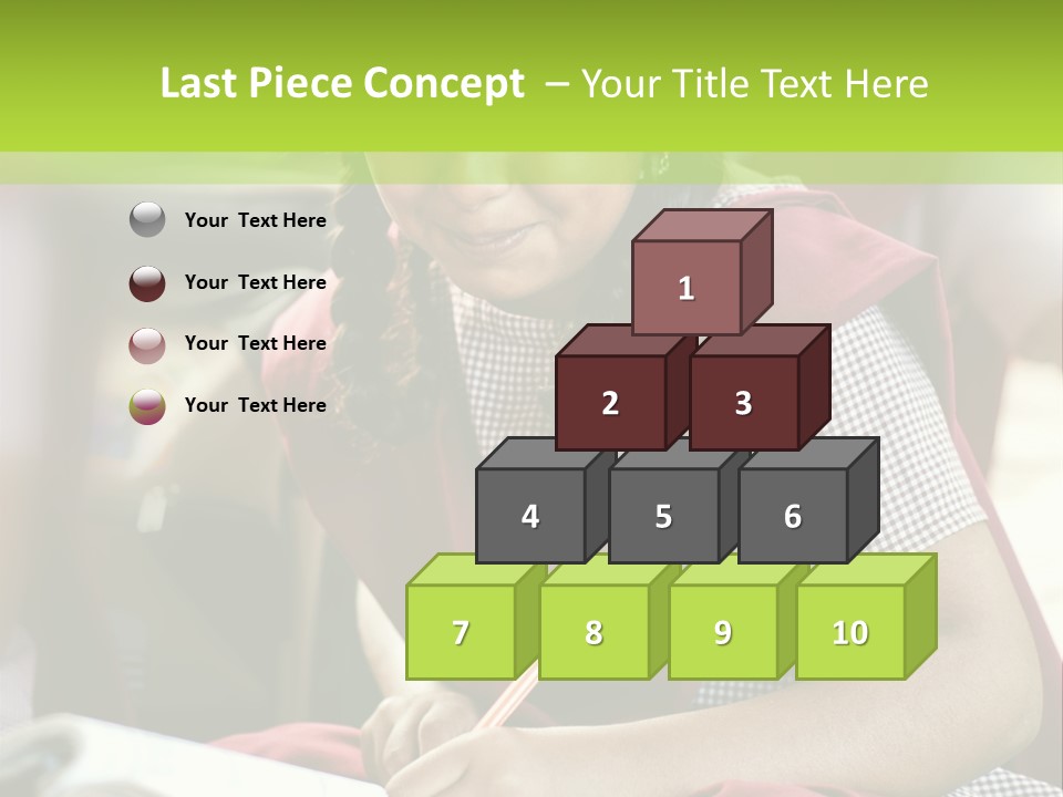 Girl Fresh Books PowerPoint Template