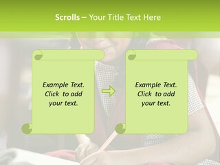 Girl Fresh Books PowerPoint Template