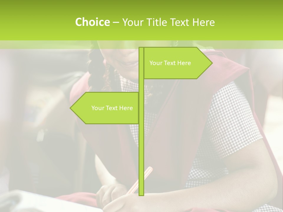 Girl Fresh Books PowerPoint Template