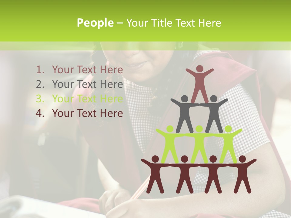 Girl Fresh Books PowerPoint Template