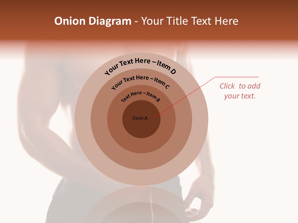 Bodybuilding Slim Asian PowerPoint Template