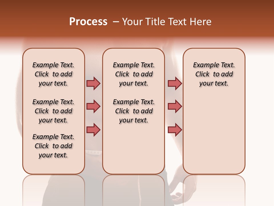 Bodybuilding Slim Asian PowerPoint Template