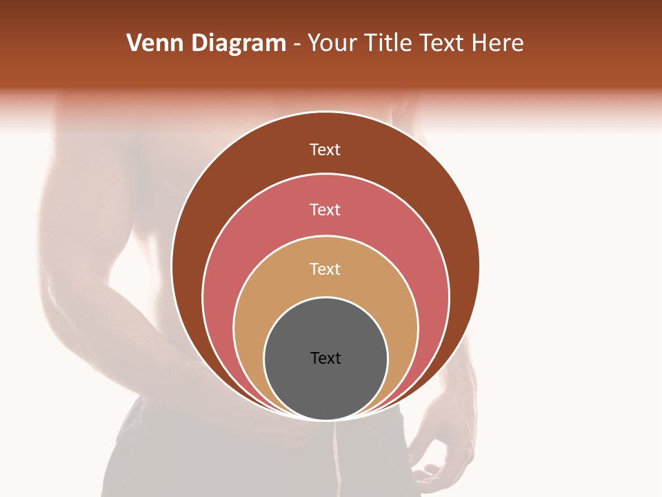 Bodybuilding Slim Asian PowerPoint Template