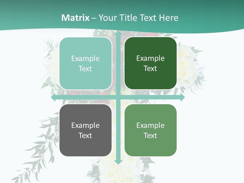 Pink Flower Pattern PowerPoint Template