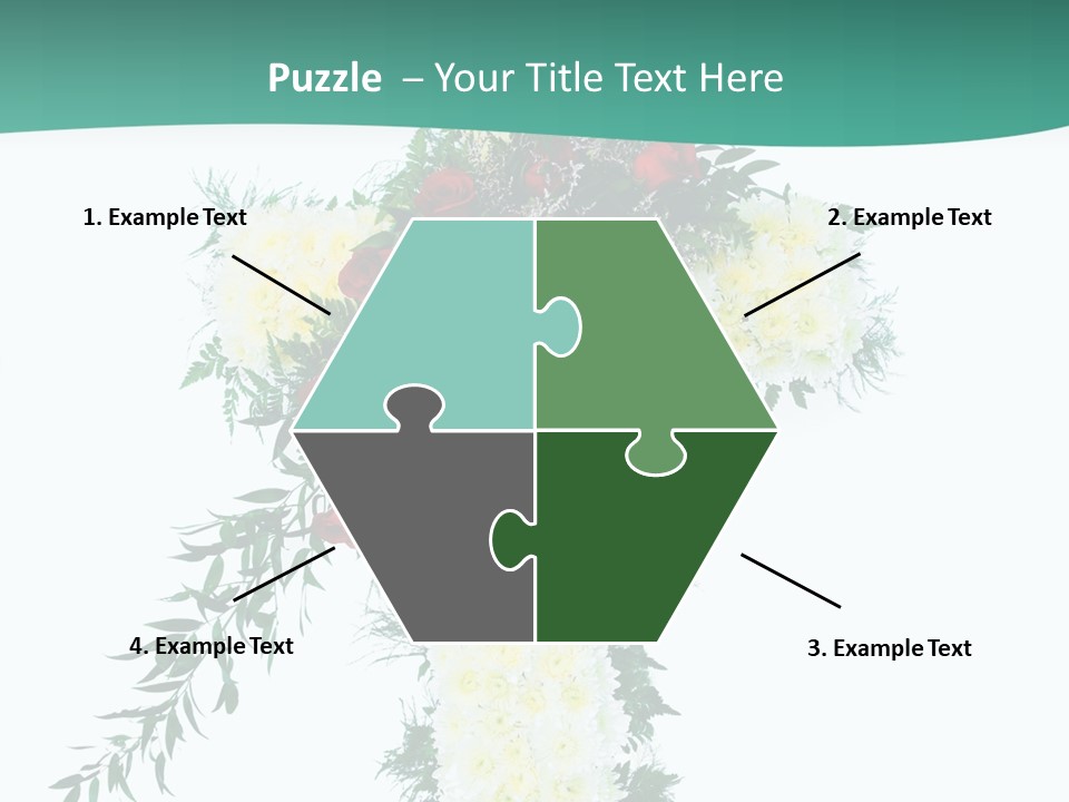 Pink Flower Pattern PowerPoint Template