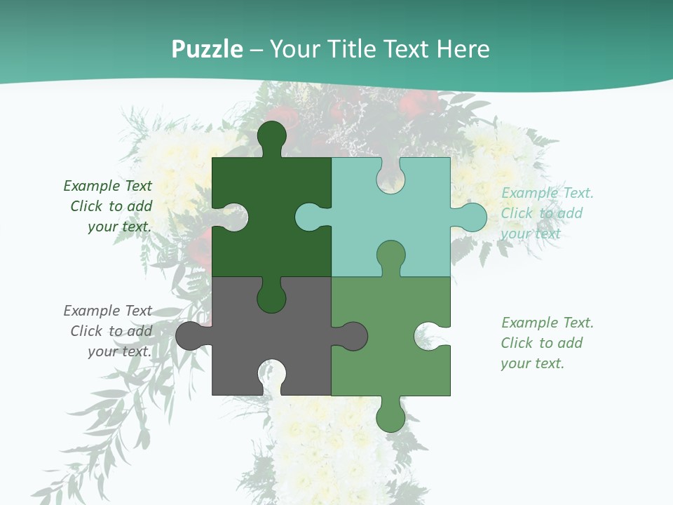 Pink Flower Pattern PowerPoint Template