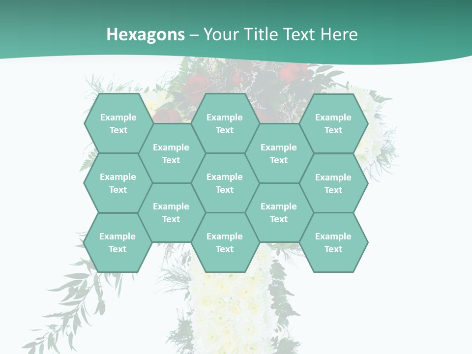 Pink Flower Pattern PowerPoint Template