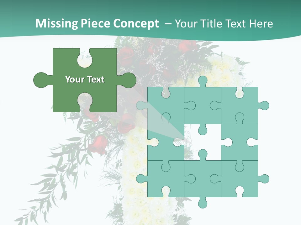 Pink Flower Pattern PowerPoint Template