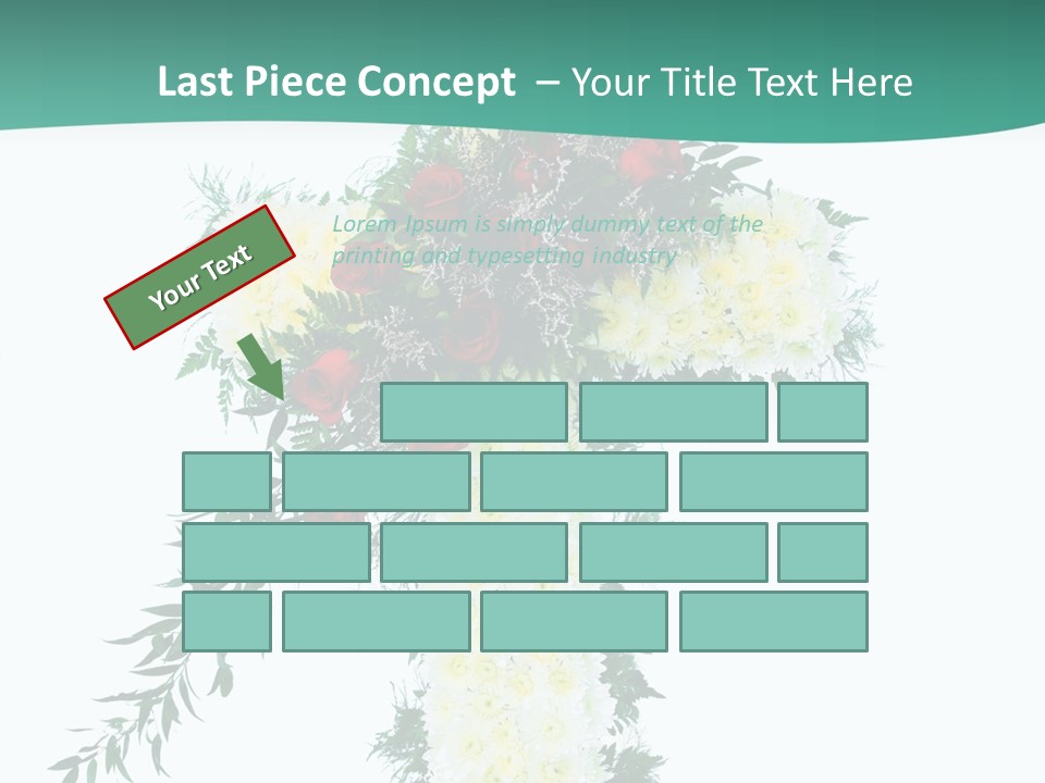 Pink Flower Pattern PowerPoint Template