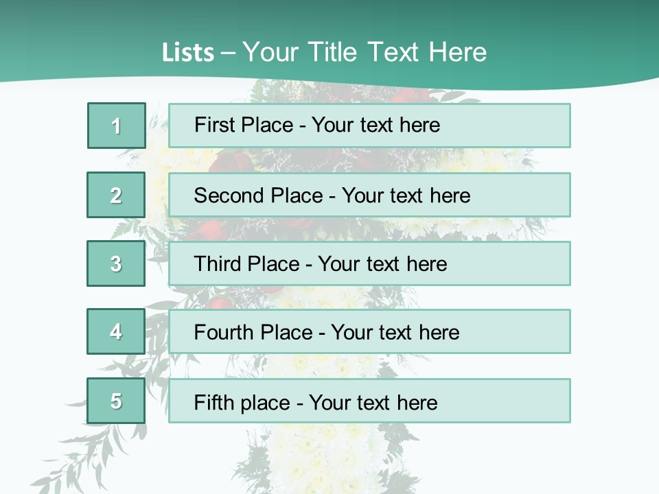 Pink Flower Pattern PowerPoint Template