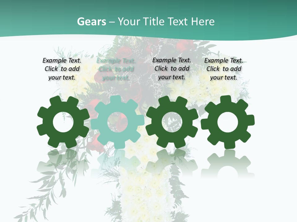 Pink Flower Pattern PowerPoint Template