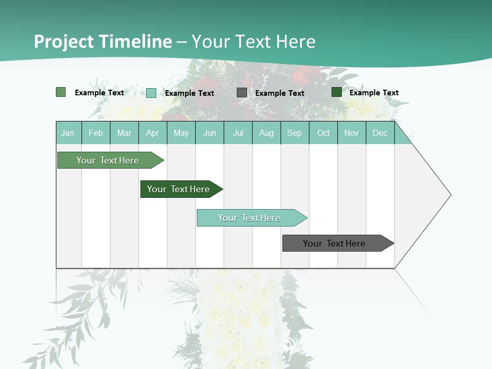 Pink Flower Pattern PowerPoint Template