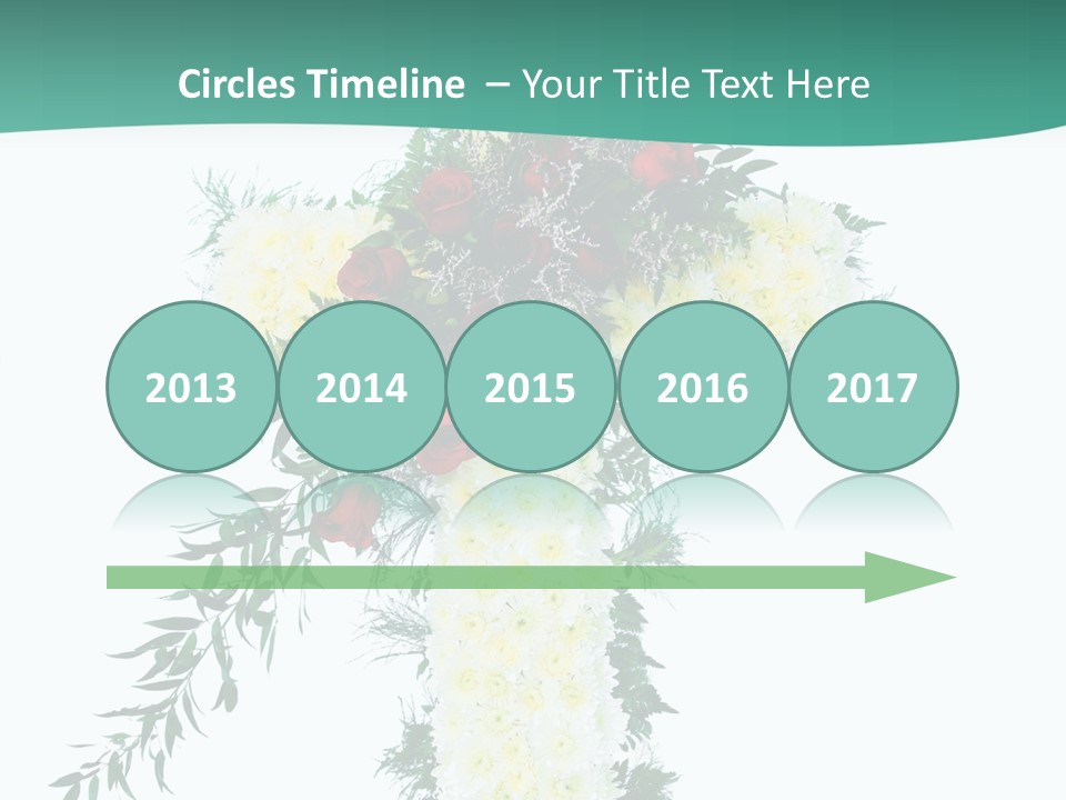 Pink Flower Pattern PowerPoint Template