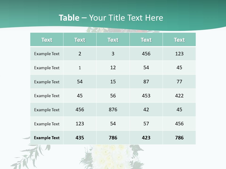 Pink Flower Pattern PowerPoint Template