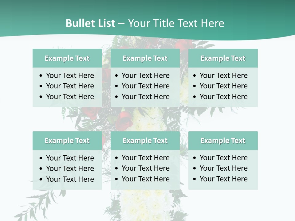 Pink Flower Pattern PowerPoint Template