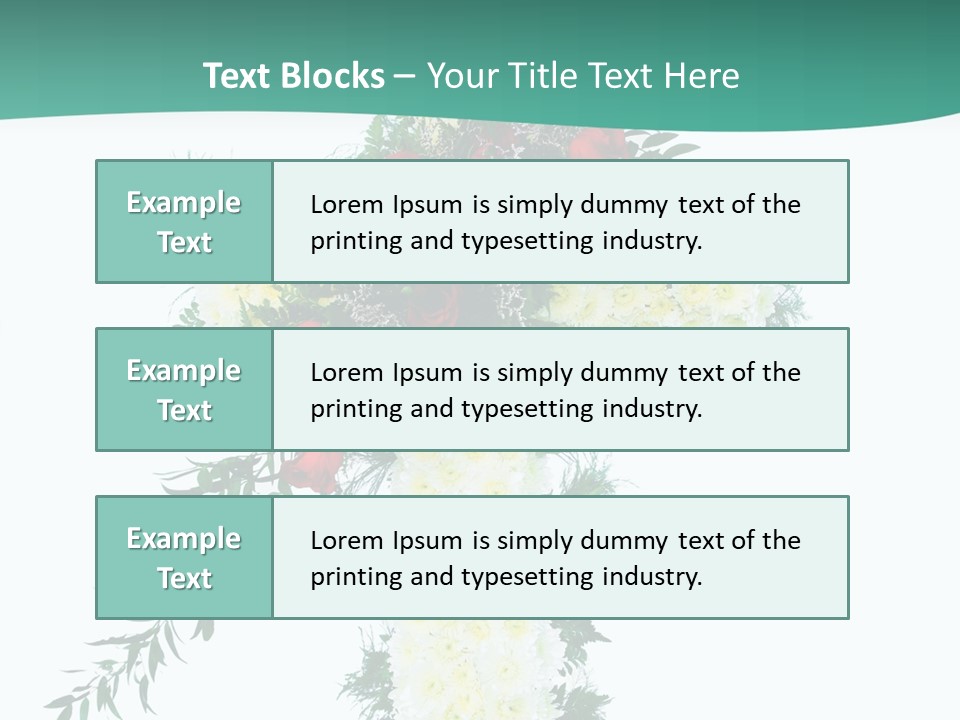 Pink Flower Pattern PowerPoint Template