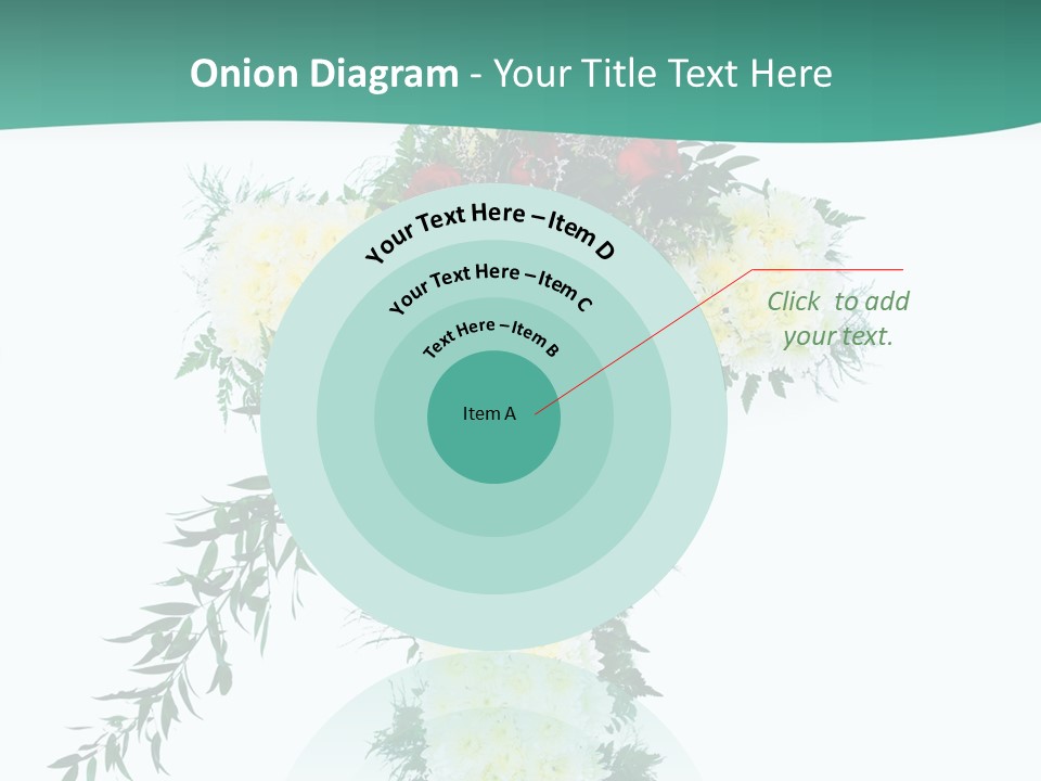 Pink Flower Pattern PowerPoint Template